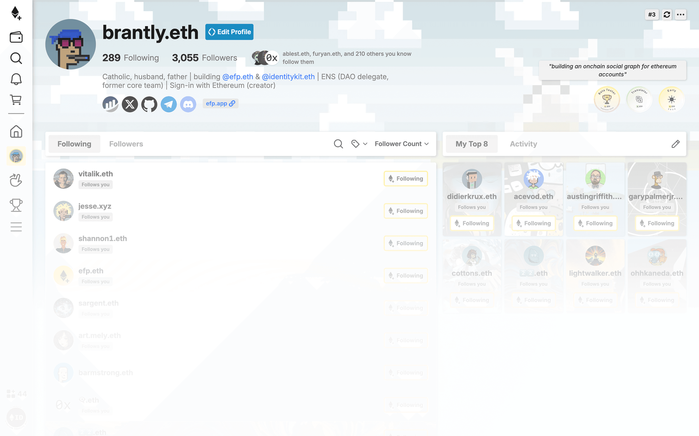 Ethereum Follow Protocol